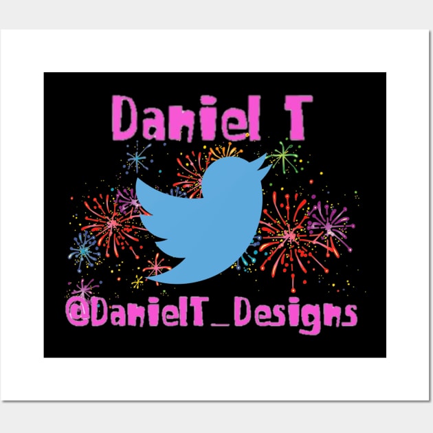 Daniel T Twitter Wall Art by DanielT_Designs